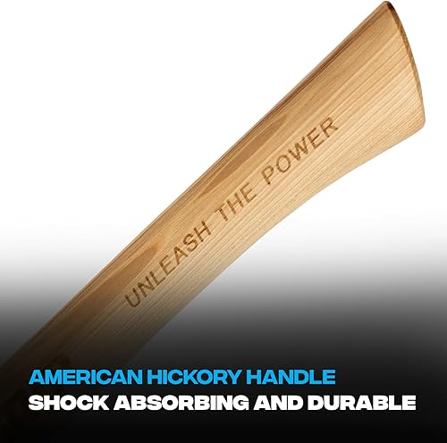 Vista 27 de OX Tools Pro - Hacha de acero al carbono de 14 pulgadas, mango recto de nogal y cabeza de martillo de cara lisa OX-P094814