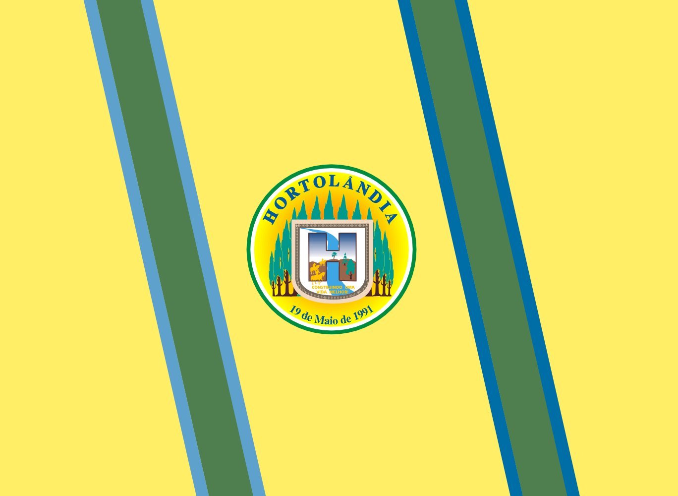 Drapeau Hortolândia São Paulo XL pavillon officiel du municipe brésilien