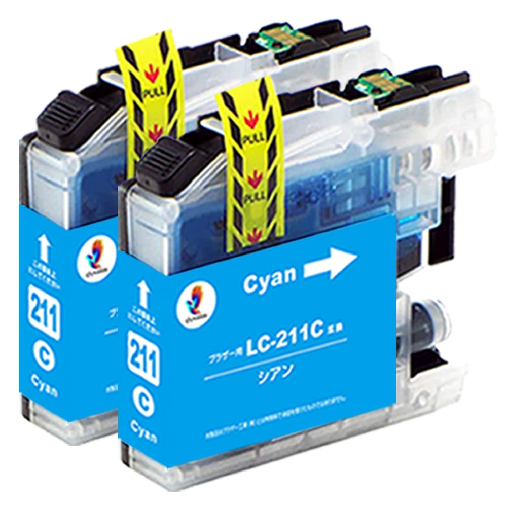 Amazon.co.jp: Brother ブラザー用 LC211-C 互換インク【LC211C シアン