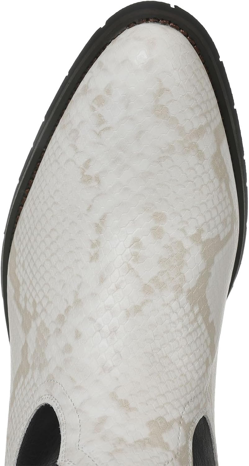 Lyrisiphy Cowboy Boots for Men Square Toe Embroideried Western Boots Traditional Country Boots Durable Work Boots - Image 7