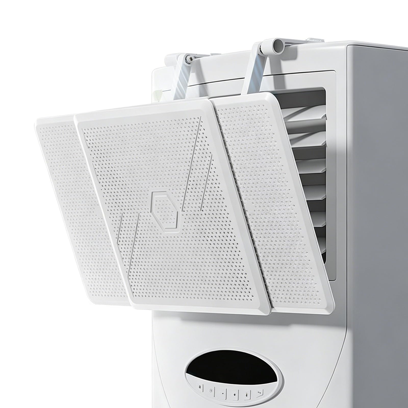 YUE JJXN Air Conditioner Vent Deflector, 17.7-22.8in Retractable AC Air Deflector Vent Deflector for Standing Cabinet Air Conditioner