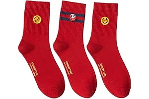 Chinese New Year Embroidery Socks
