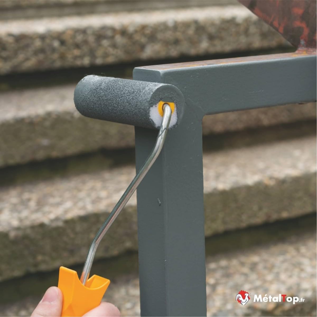Peinture Metal Gris Anthracite RAL 7016-1 L Protection Antirouille