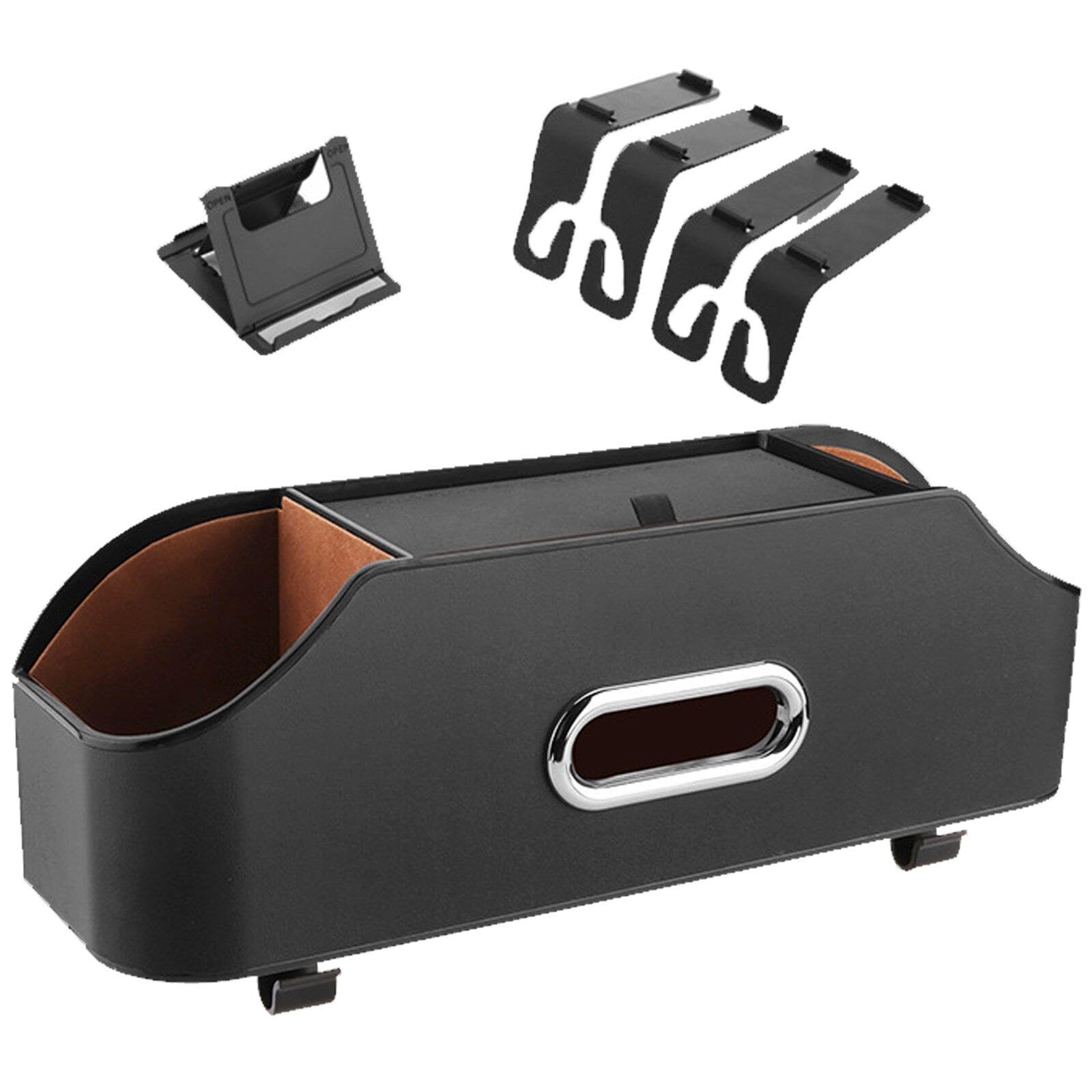 Organisateur de siège arrière de voiture boîte de rangement et accessoires de voyage essentiels