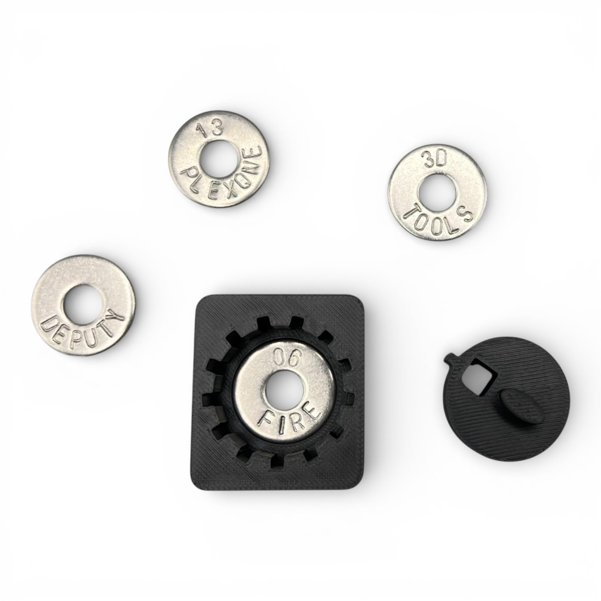 Rondelle stampaggio stampaggio cripto seed frase metal wallet backup BTC bitcoin storage acciaio portafoglio criptovaluta hardware cold wallet lettere battute numeri (arancione)