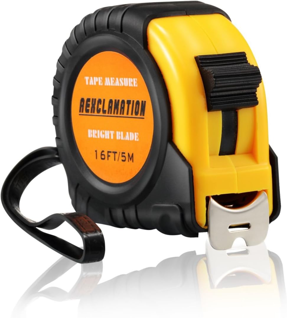 Measuring Tape Metric and Inches, Tape Measure Retractable with Easy