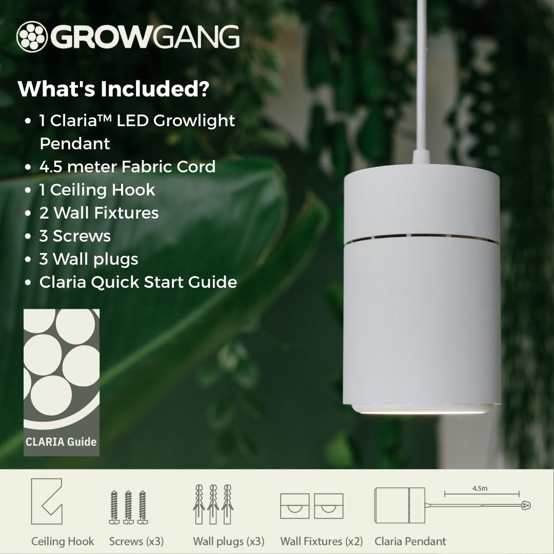 Claria - Lampada LED per piante da appartamento