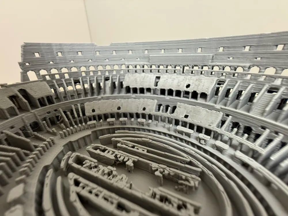3D Printed Roman Colosseum Miniature Model | Ancient Rome Architecture Replica | Decorative Collectible Showpiece for Home Office Desk | Educational History Model for Kids & Adults-image-29