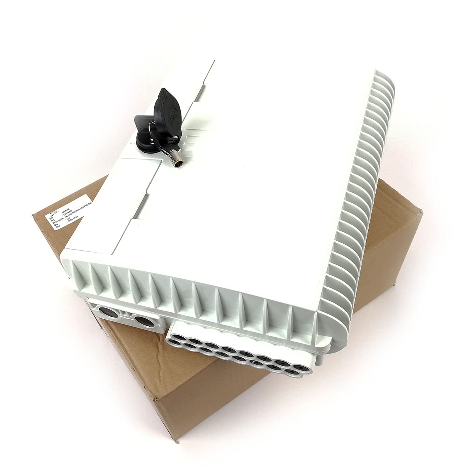 Caja Fibra óptica FTTH Silex - 24 Puertos SC, IP65, Interior/exterior, Dimensiones 330x210x87 Mm