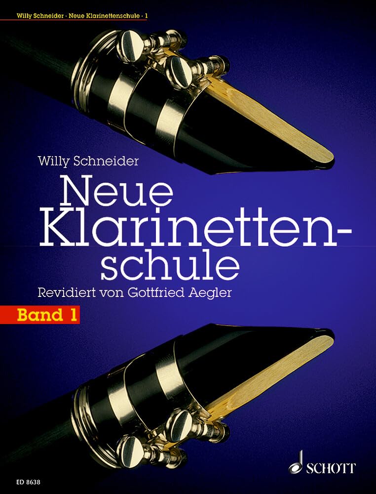 Willy Schneider Klarinettenschule Deutsches und Böhm-System, Band 1 – gebraucht, auch zum Selbstunterricht
