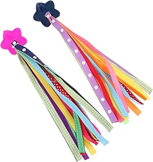 Homoyoyo 1 De Acessórios De Scooter De Bicicleta Para Crianças Para Guidão De Bicicleta De Borla Para Guidão De Bicicleta Flâmulas Coloridas Para Guidão Fita Para Pendurar Serpentinas