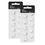 Hearing Aid Domes for Oticon Replacements, Oticon Minifit Single Vent Bass Domes (8 mm/2 Packs, Universal Domes for Oticon Hearing Aid Supplies. (10MM Double Vent)