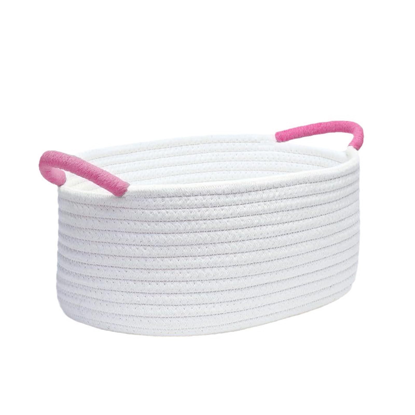 MICFENY Cotton Rope Storage Basket for Home Decoration and Organization Snacks Organiser Household Desktop Sundries Holder