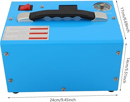 Miniatura 7 de Compresor de aire PCP, portátil 4500Psi/30Mpa Auto-Stop 12V/110V, con convertidor de potencia para rifle Airgun Paintball