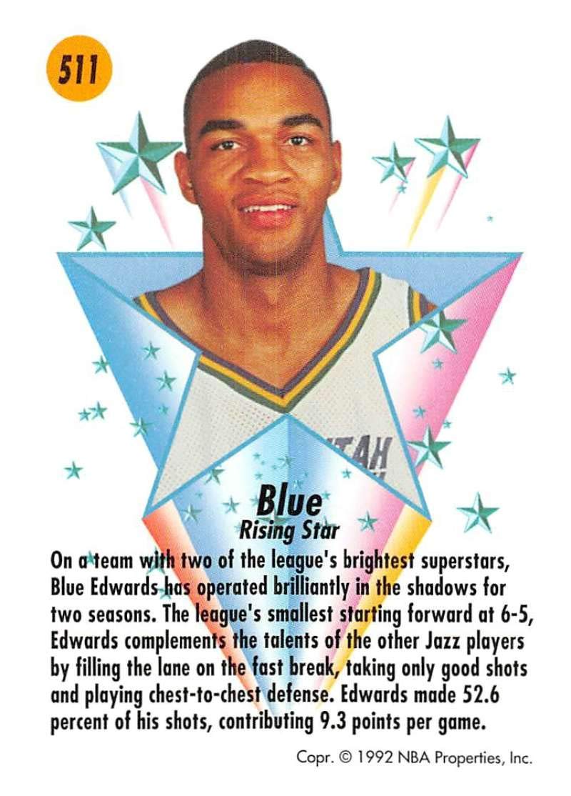 Amazon.com: 1991-92 SkyBox Series 2 Basketball #511 Blue
