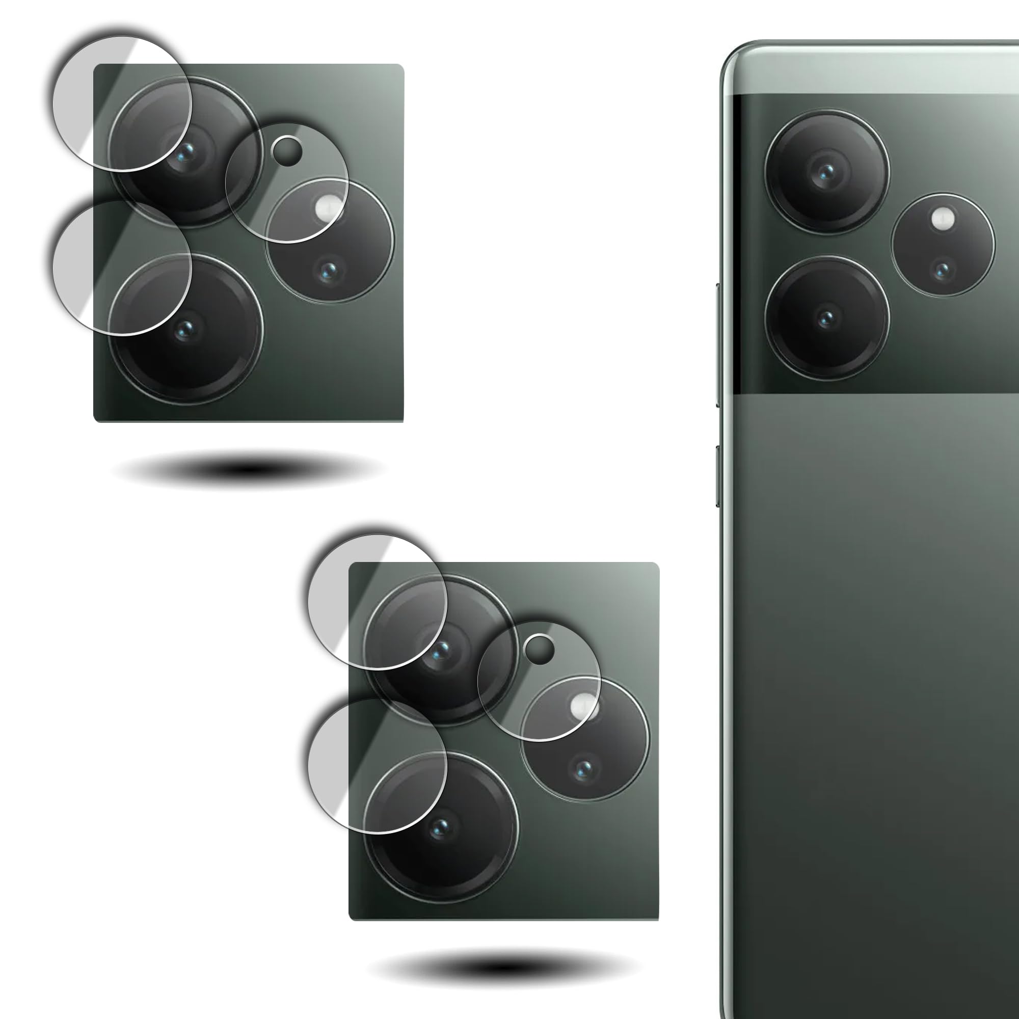 Mobile Camera Lens Protector For Realme GT 6 5G (Pack Of 2), Scratch Resistance, 9H Hardness (B0D98MLB33) Amazon Price History, Amazon Price Tracker