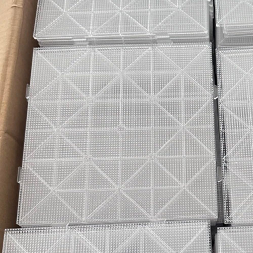 78x78 Pins Fuse Beads Pegboards, Hama Beads Pegboard, for DIY Art Projects and Family Activities, Hammer Beads Boards for Skill Development(Clear)