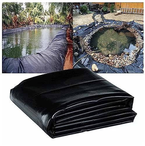 Bâche pour étang en PEHD membrane imperméable contre les fuites d'eau 8x9m