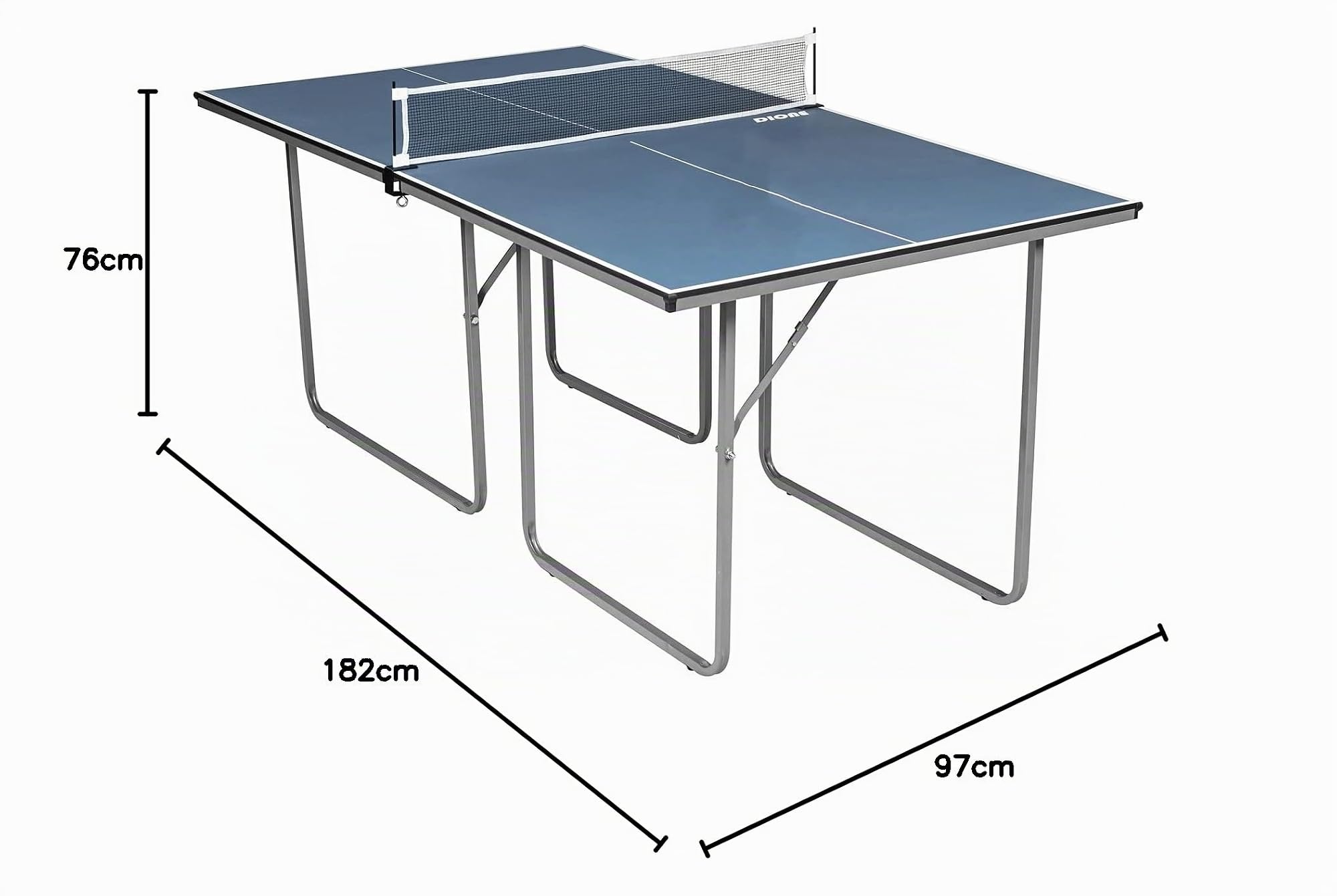 Dione, mini tavolo da ping pong, 182 x 97 cm, per interni