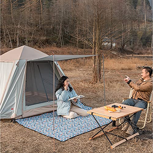 Tente de camping étanche instantanée avec double porte zippée