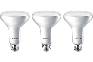 Philips DuraMax 65W Equivalent BR30 Dimmable LED Light Bulbs | 2700K, E26...