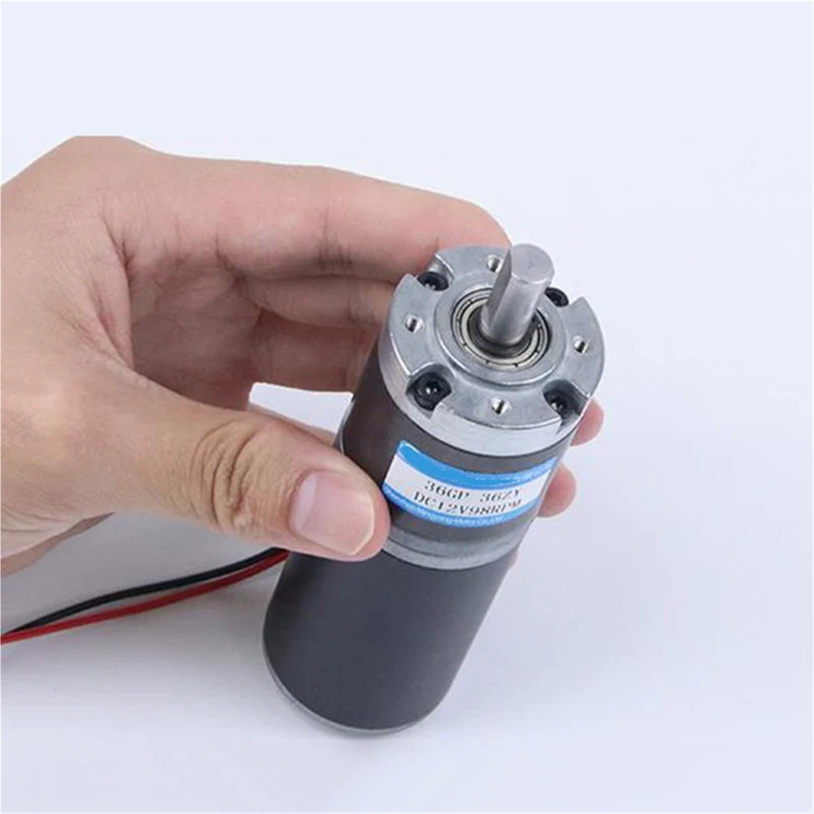 100 kg 36-36ZY Motore con riduttore epicicloidale a velocità regolabile, reversibile, a bassa rumorosità, a lunga durata, coppia elevata, 12 V 24 V CC(24V,37rpm,Shaft diameter 6mm)