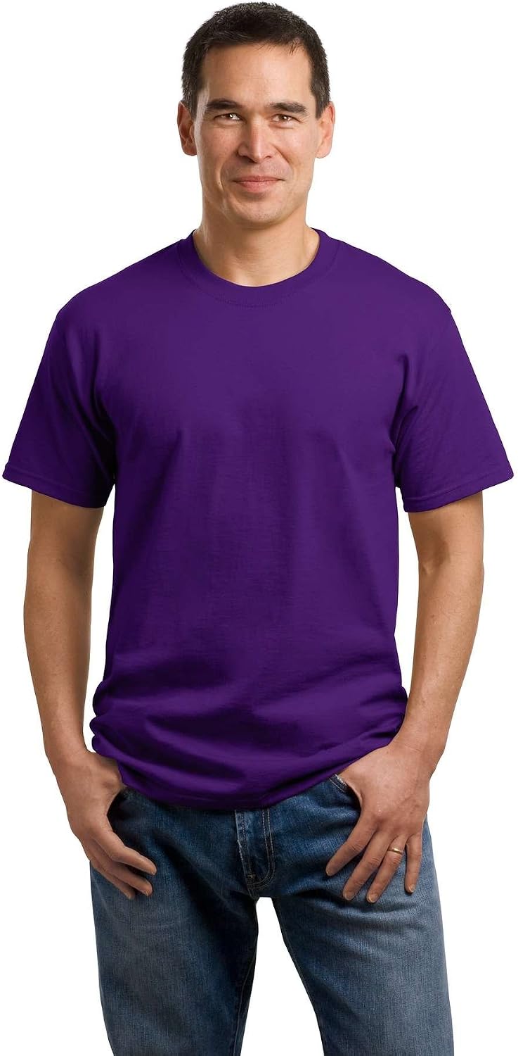 Port & Company 54oz 100% Cotton Tshirt (PC54), Yellow, XL