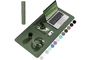 Non-Slip Olive Green Desk Mat