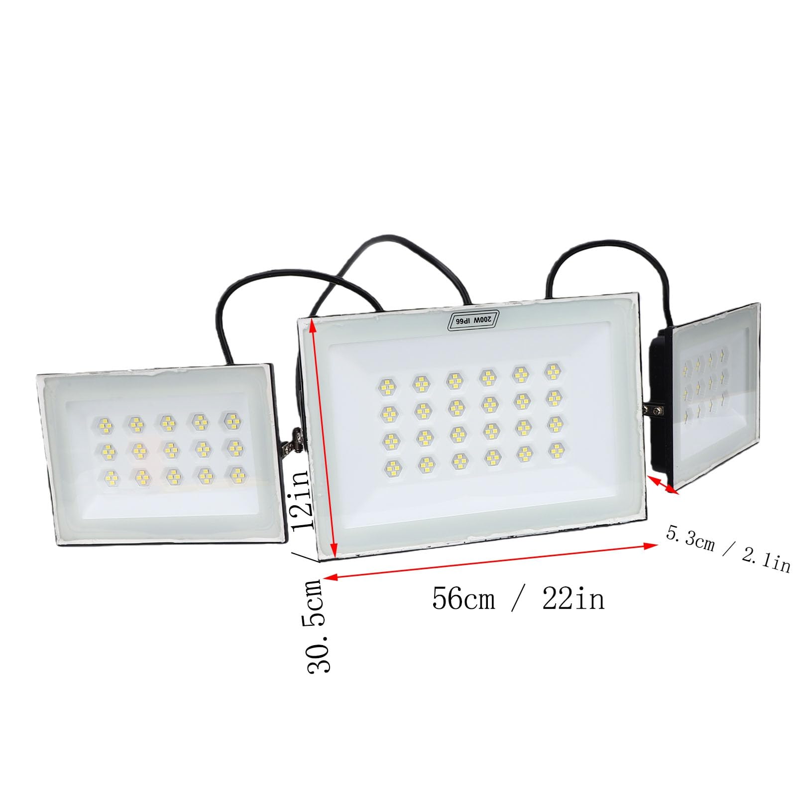 Cosiki LED Flood Light 200W, 18000LM Brightness