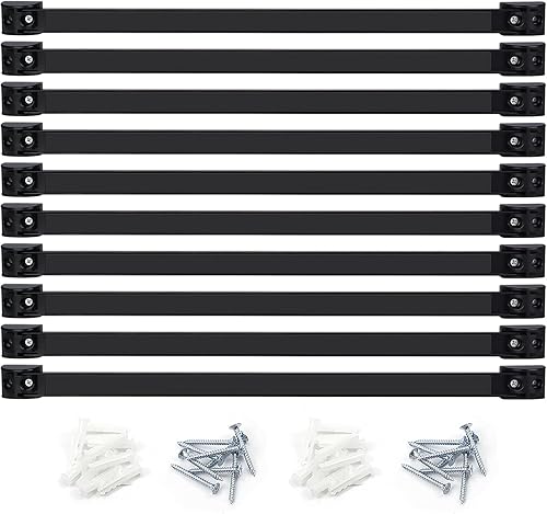 DGSL Soporte Magnético para Herramientas Tira Paquete de 10, Organizador de Herramientas de Servicio Pesado de 18 Pulgadas Tira Magnética, Barra