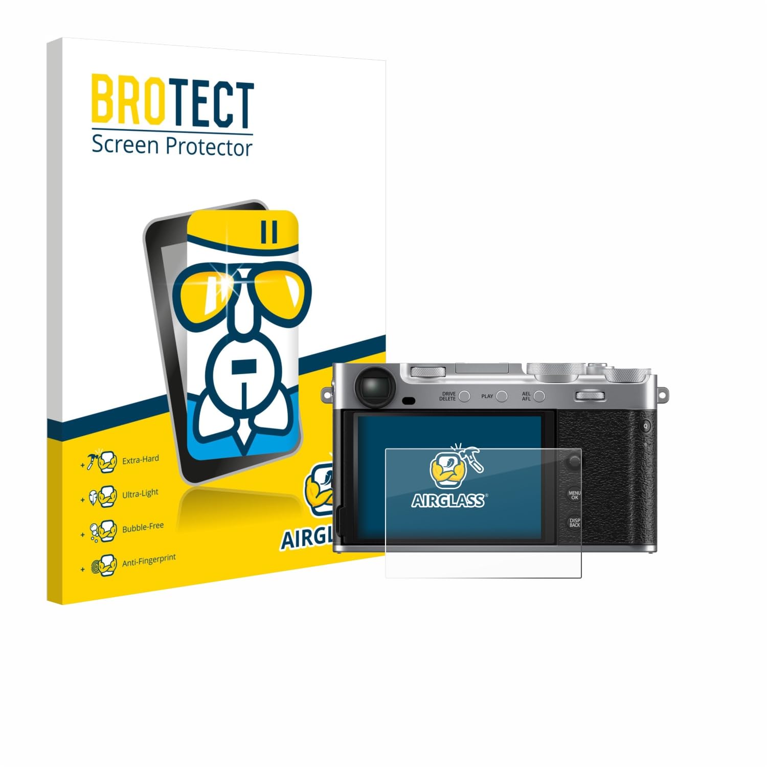 Pellicola Protettiva Vetro Brotect Per Fujifilm X-T5 Display 9H