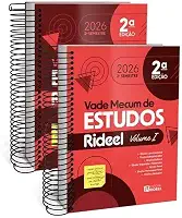 Vade Mecum De Estudos Rideel Lei Seca - Vermelhinho - 2026.2 - Dois Volumes