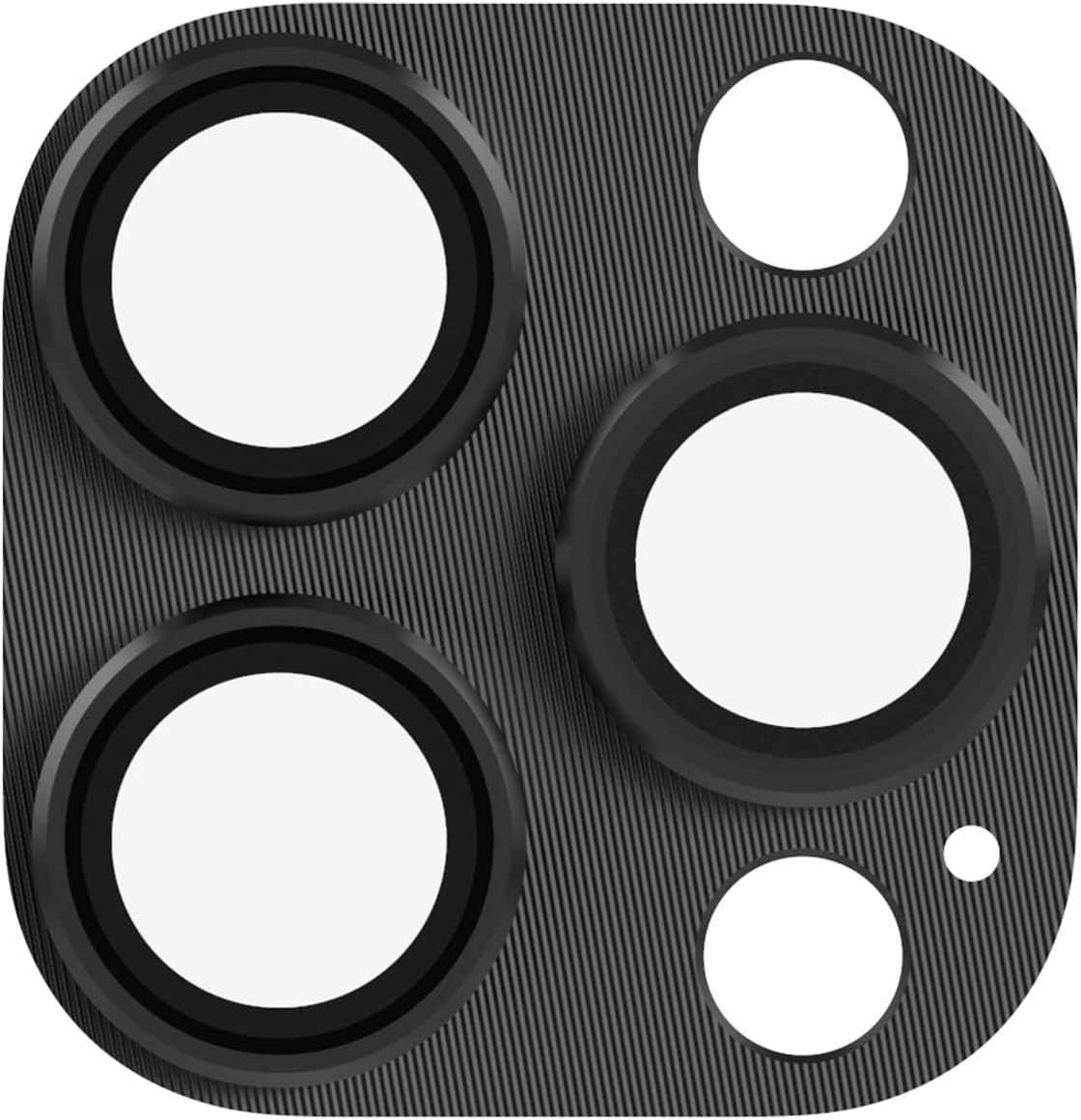 Camera Lens Protector Compatible with iPhone 15 Pro and iPhone 15 Pro Max, 9H Tempered Glass with Aluminum Housing and Rings, Case Friendly (Clear)