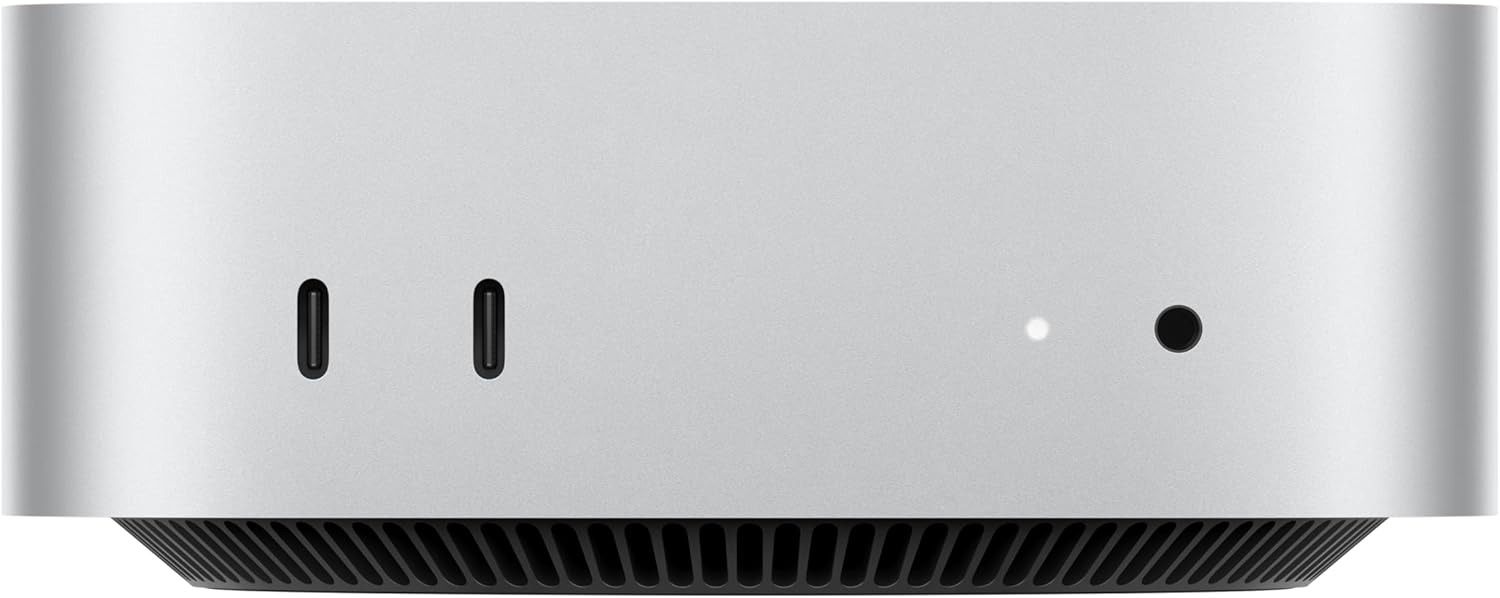Apple Mac mini Masaüstü Bilgisayar M4 çip, 10 çekirdekli CPU ve 10 çekirdekli GPU’ya sahip: 24GB Birleşik Bellek, 512GB SSD Depolama, Gigabit Ethernet. iPhone ve iPad ile uyumlu