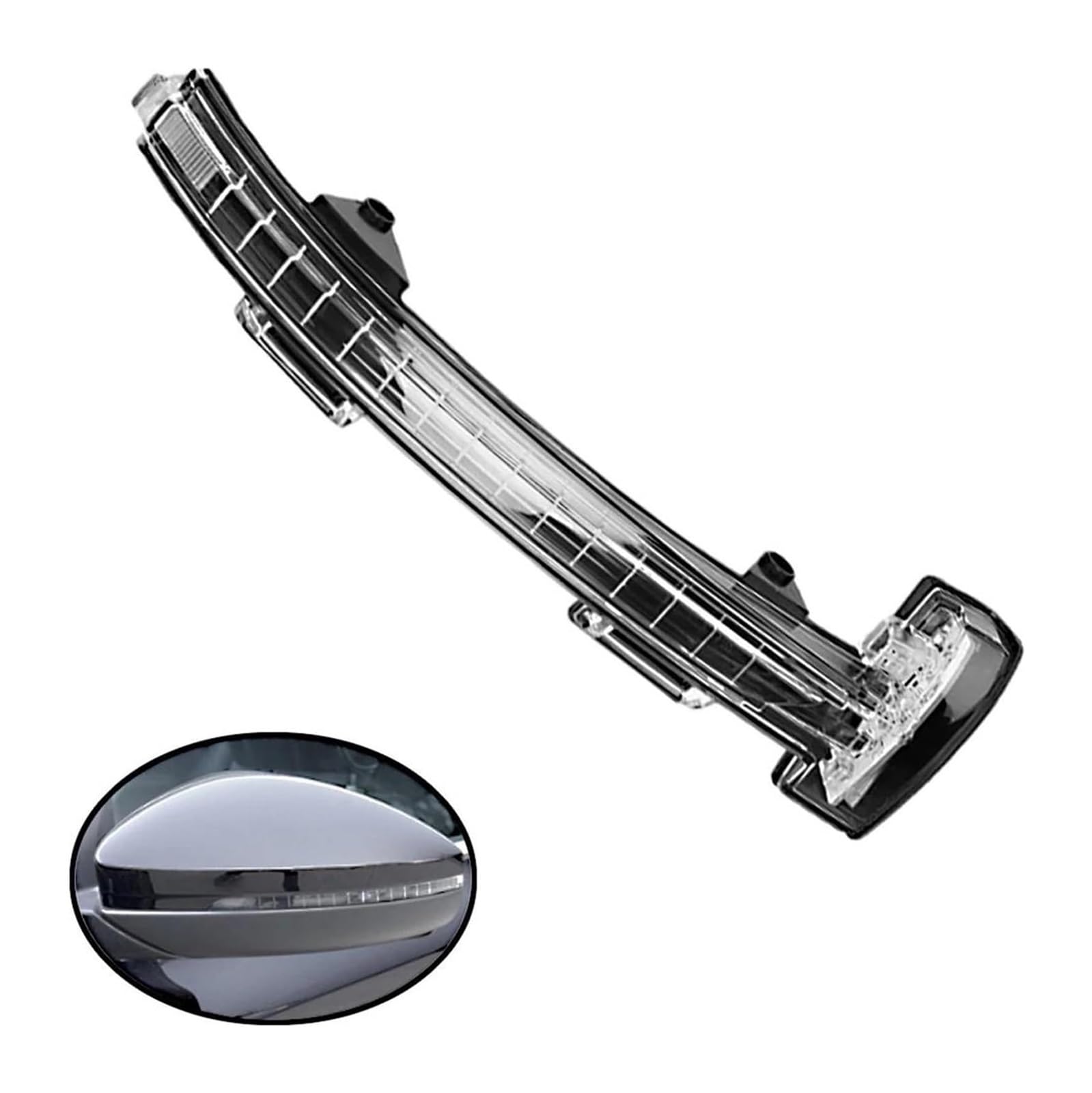 Wing Mirror Indicator For Skoda For Superb 2019 2020 2021 lewy/prawe światło obrysowe samochodu skrzydło drzwi lusterko wsteczne kierunkowskaz światła boczne (para) (prawe)