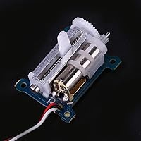 Vista 4 de Jadeshay Servo analógico micro digital de 0.05 oz para vuelo ultra micro 3D, carga de actuador lineal, par de 0.4 lbs/cm, velocidad de 0,12