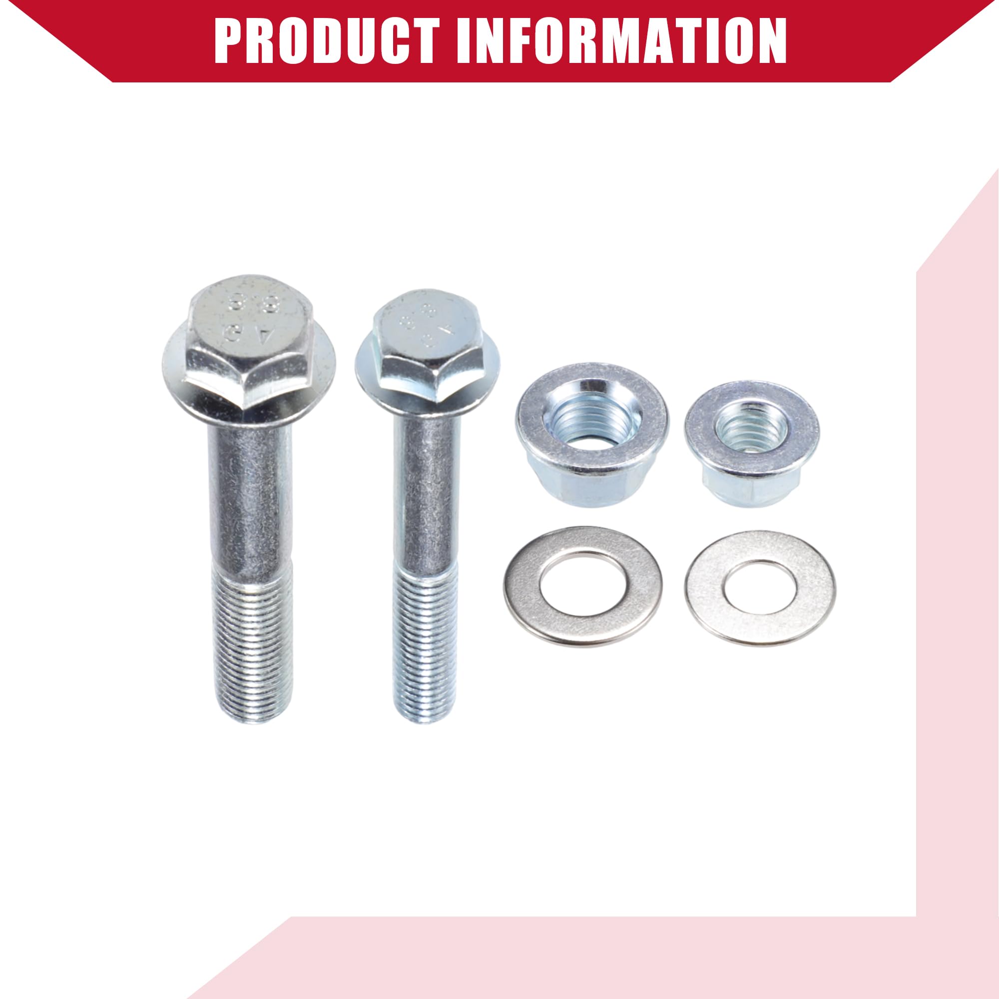 Tenditore a Rulli per Catena/per Moto 8mm 10mm 2 Set Rosso