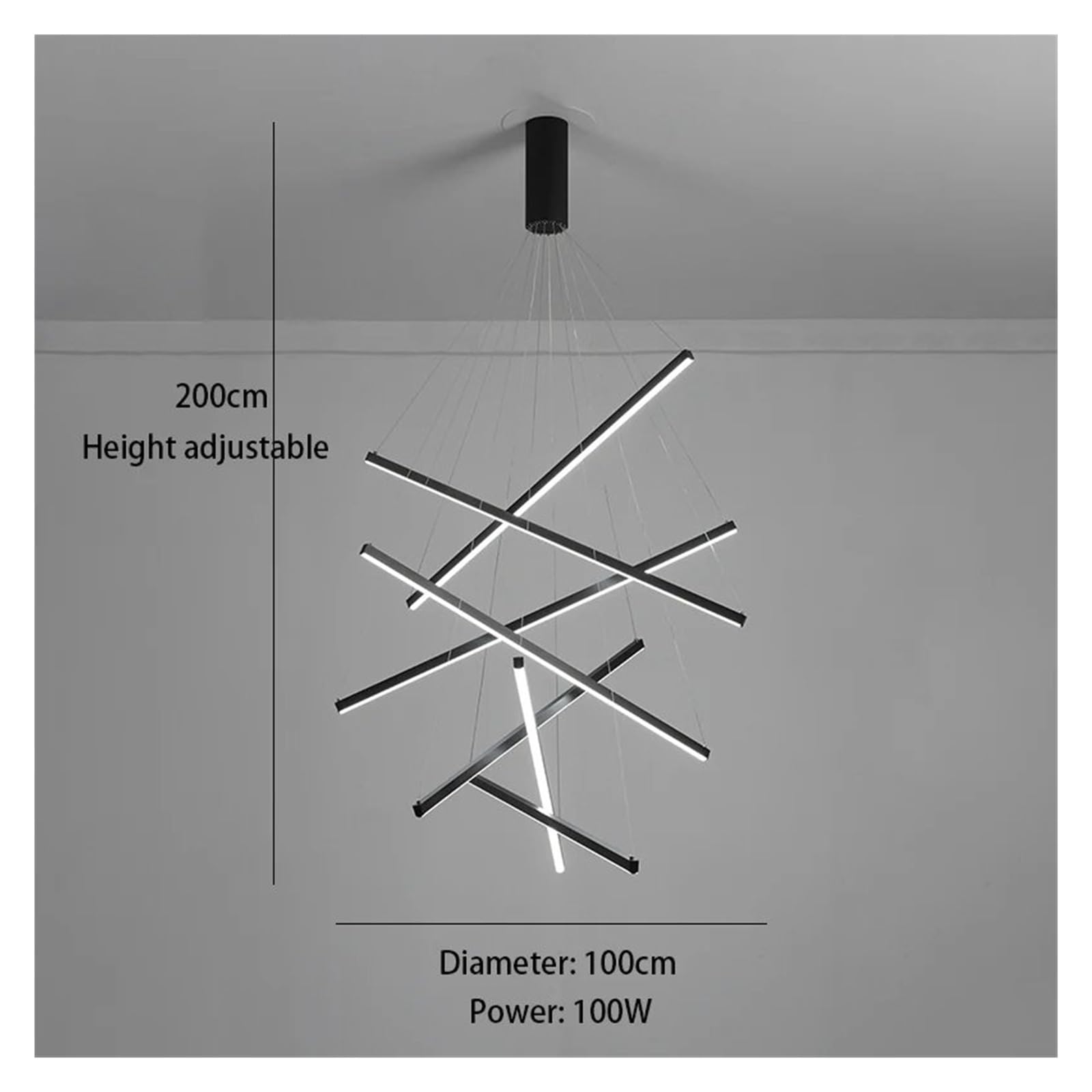 - Luces Colgantes LED Candelier Living Comedor Moderno Muebles de Comedor Lámpara de decoración del hogar Lámpara de Techo de iluminación Interior, luz Colgante (7 Cabezas)