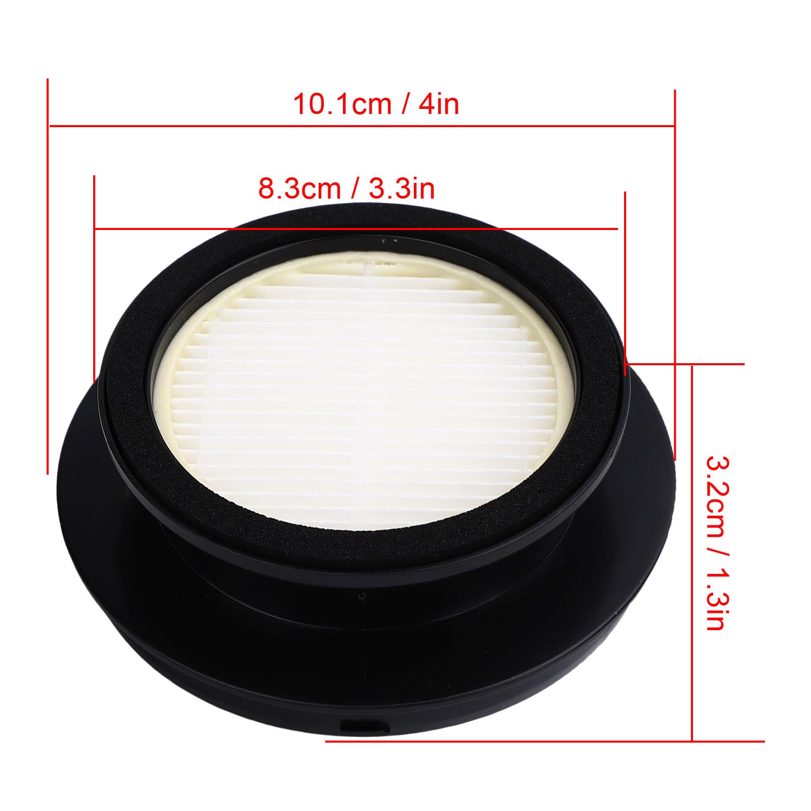 Remplacement de Filtre 3 Pièces, Ensemble de Fixation de Filtre Lavable Réutilisable pour Aspirateur à Main U16FLEX