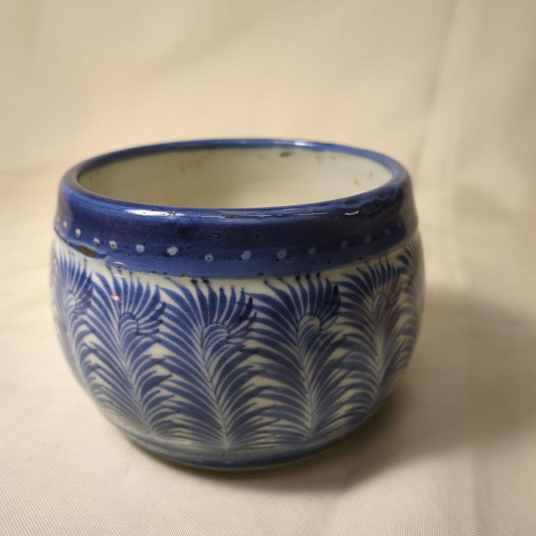 古伊万里　染付　火入 古伊万里 染付 丸紋 火入れ - 生活骨董と古布のアンティーク
