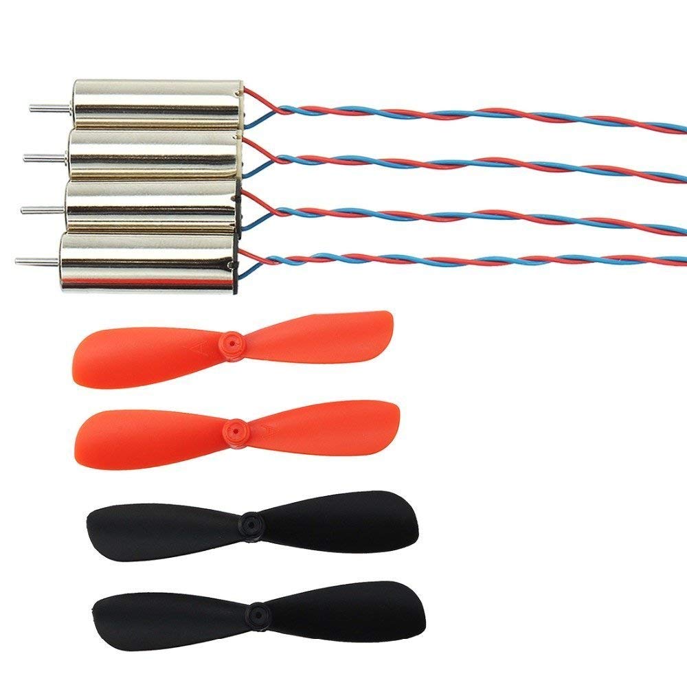 UG LAND INDIA DC 3.7V 0820 8x20mm Micro Coreless Motor with Propeller High-Speed Mini Drones (4 Motors + 4 Propellers) Set-picture-49