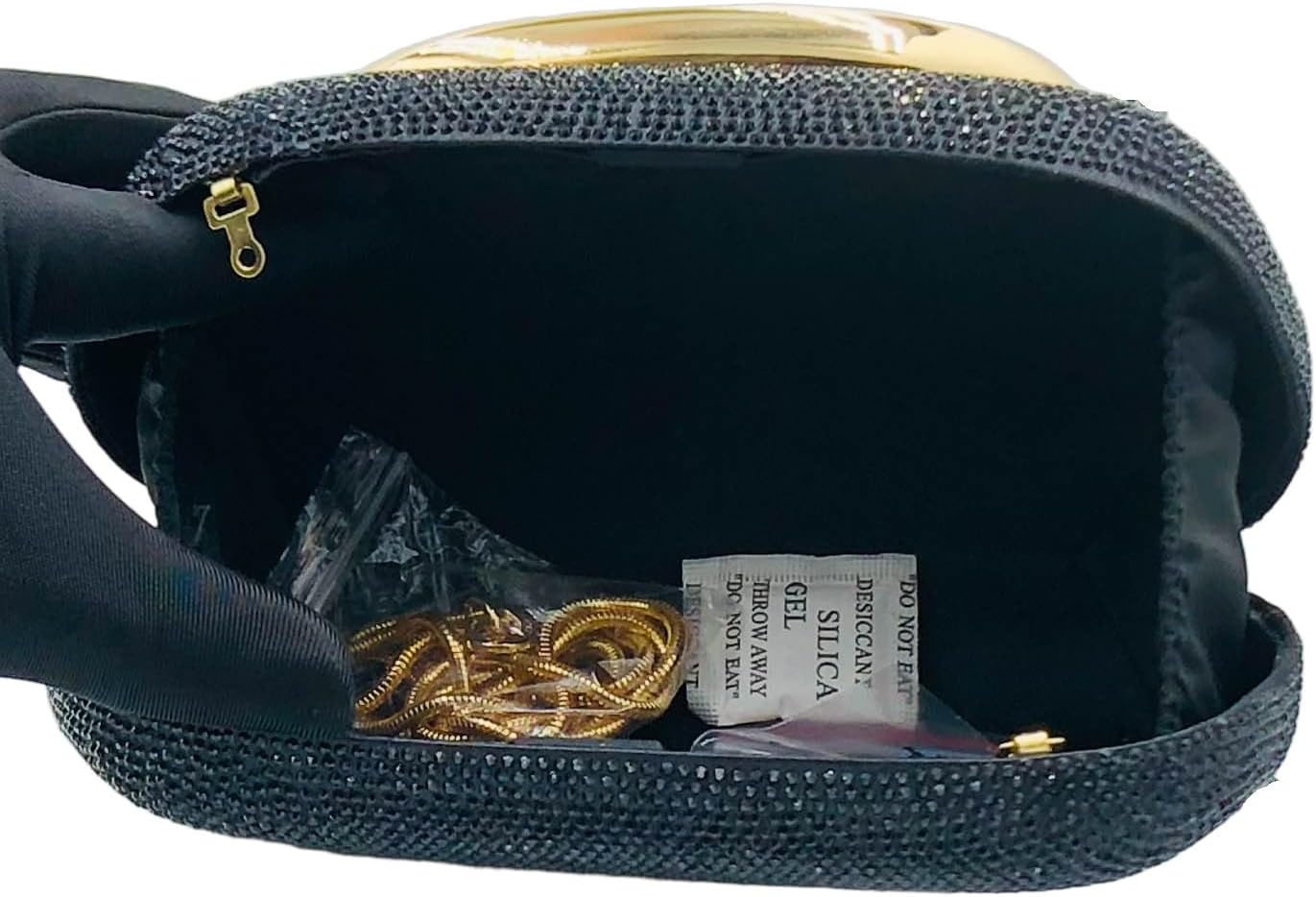 Boutique De FGG Mini Rhinestone Clutch Purse for Women Formal,Evening Bags Sparkly Crystal Clutch Purses,Wedding Handbags - Image 6