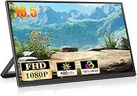 Monitor Portátil 18,5'', FHD 1080P, Suporta Duas Interfaces USB-C/HDMI, Plug And Play, Alto Contraste 1000:1, Tela Portatil, Monitor Portatil de Notebook, Computadores, Celular, para PS, Segunda Tela