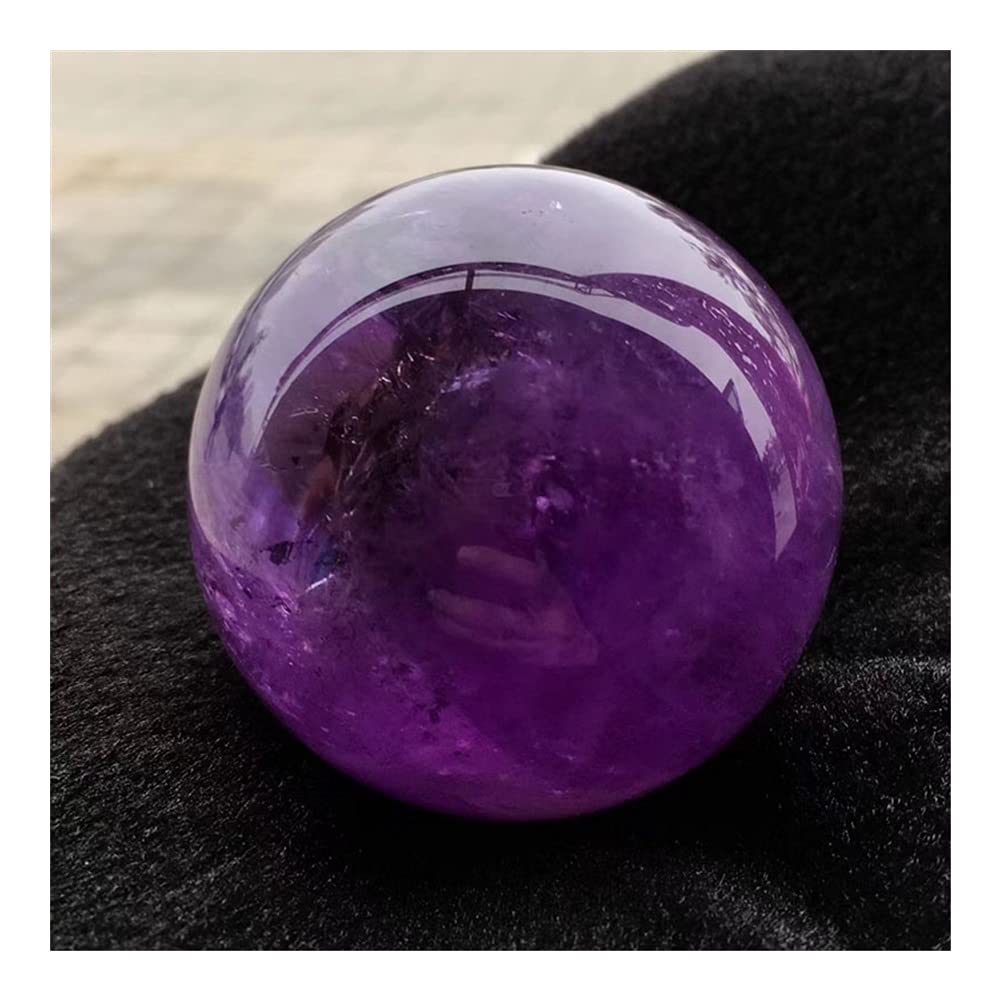 Amazon.co.jp: 天然水晶の原石 天然アメジストボール装飾品純粋な鉱石