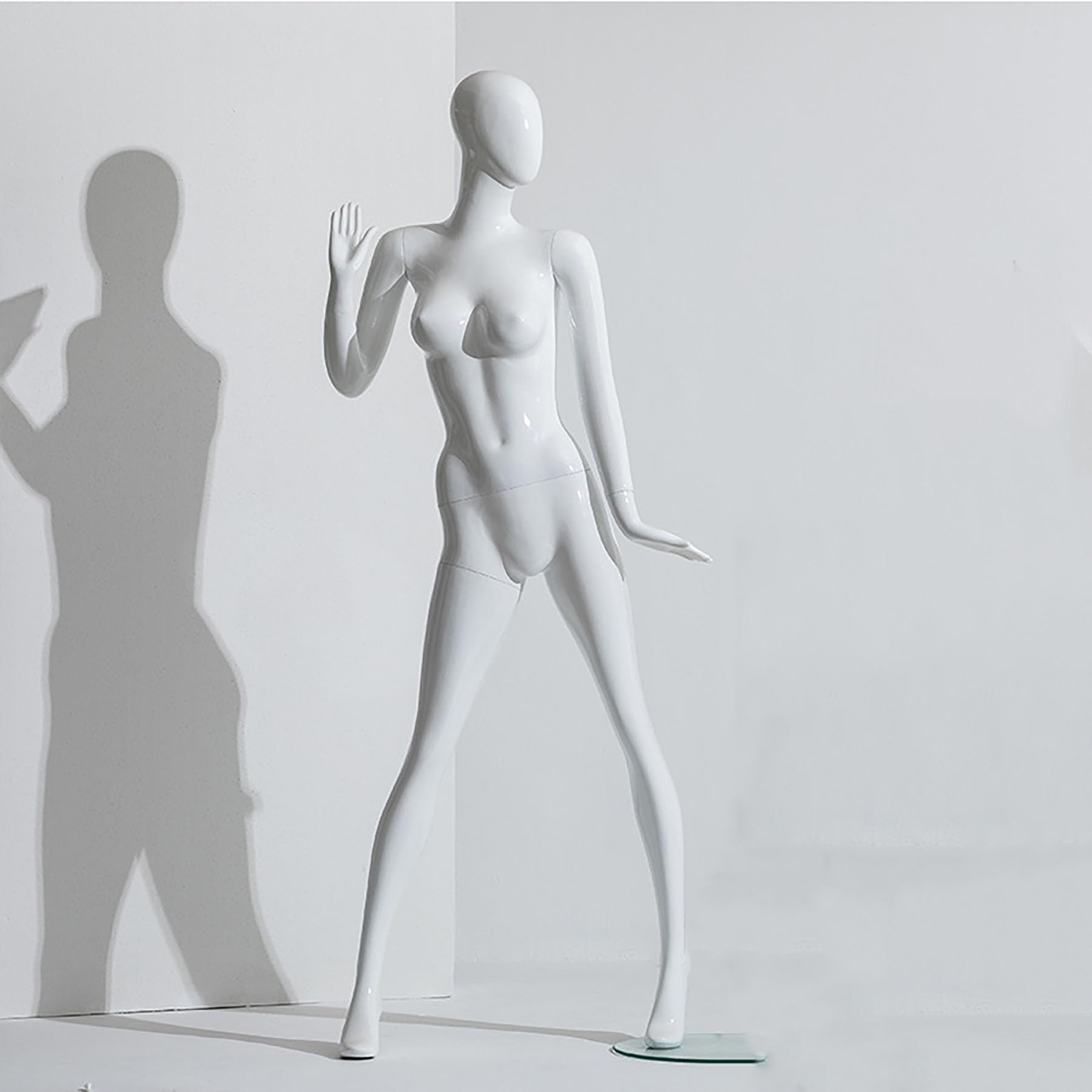 Verstellbarer weiblicher Mannequin-Torso – realistisches ansteckbares Display für Modeeinzelhandel, Schneiderei und Kostüm-Showcase