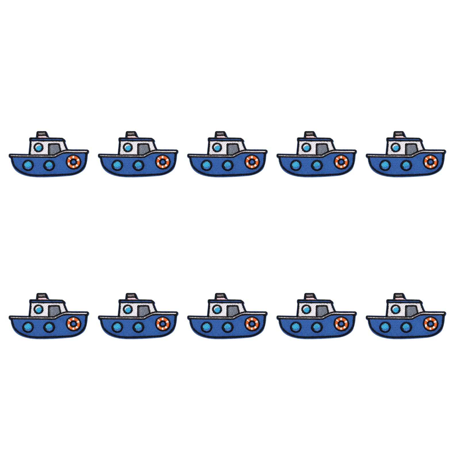 Jazuaiao 10Pcs Cartoon Automobile Iron on Patches Embroidery Applique for Kids Clothing Jackets Backpacks Hat Bag Sewing Supplies Kids Iron on Car Patches