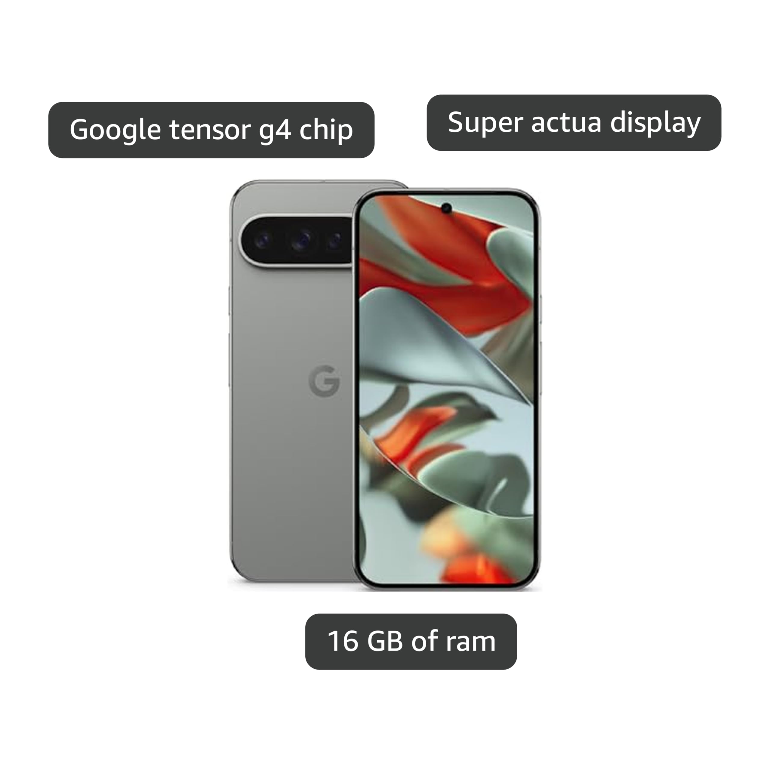 Amazon.com: Google Pixel 9 Pro XL 5G (256GB, 16GB) 6.8