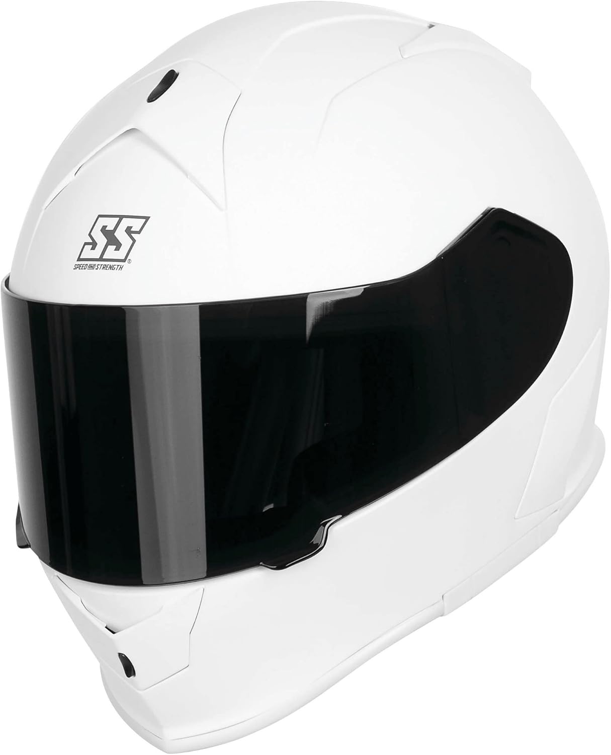Speed and Strength SS900 Solid Speed Helmet, Matte White, 2XL