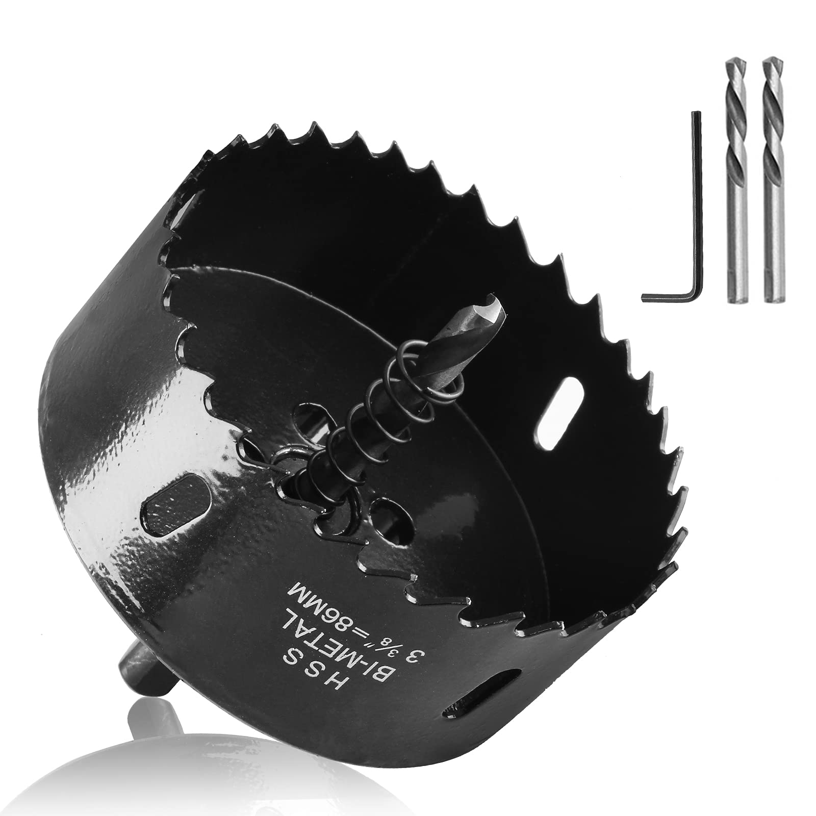 Hole Saw Kit - 3-3/8" for Wood & Metal -1