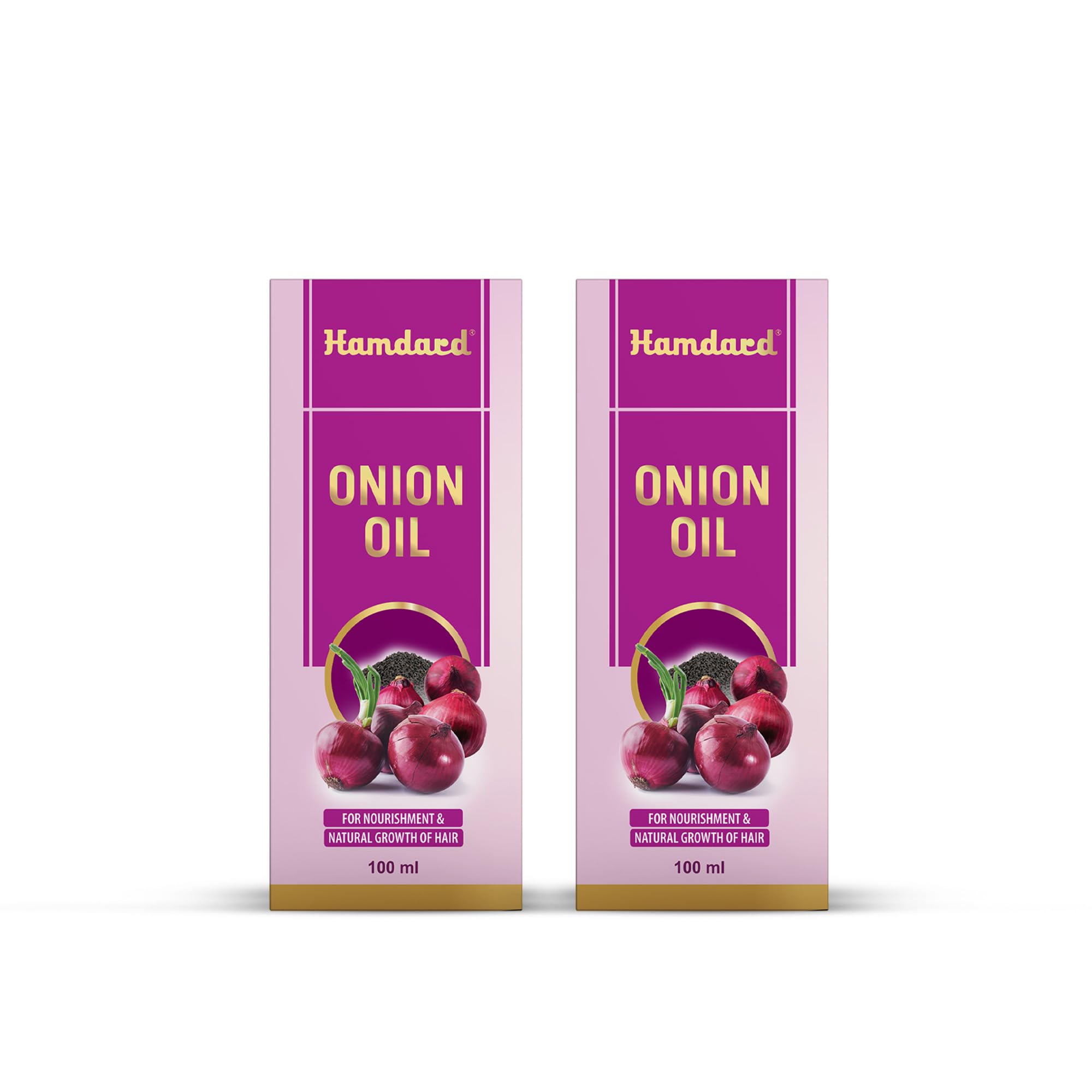 Hamdard 100% Pure Onion Seed Oil for Hair Fall Prevention 100ml(Pack of 2)